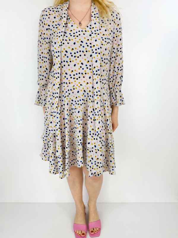 Polda dot midi dress