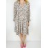 Kat kat etekli puantiyeli elbise