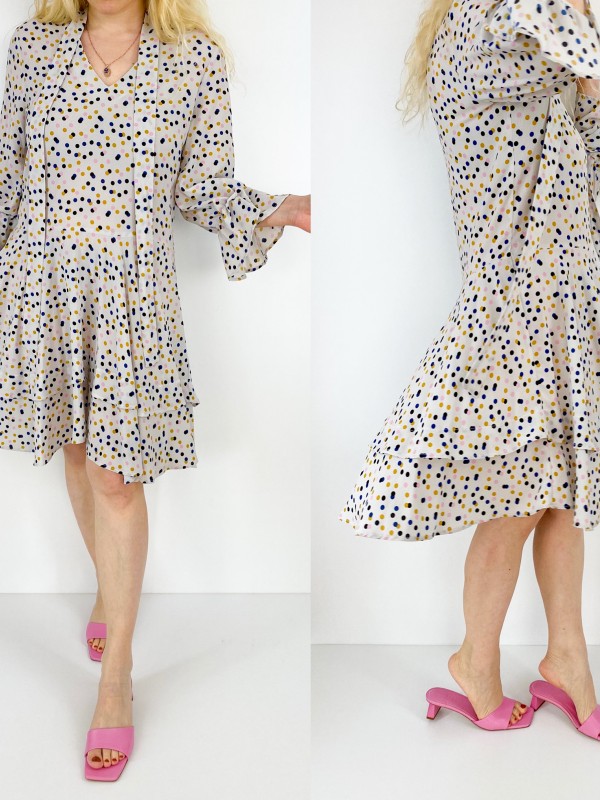 Polda dot midi dress