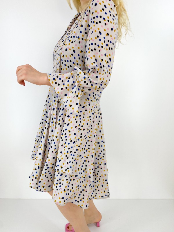 Polda dot midi dress