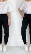 Black slim sweatpants