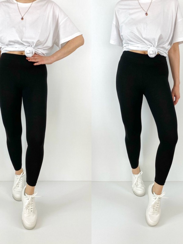 Black high wasited  cotton leggings