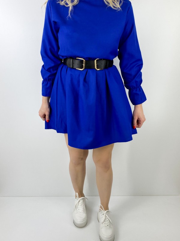 Electric blue skater dress