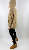 Camel hooded sweatshirt