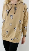 Camel hooded sweatshirt