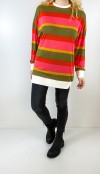 Colorful striped sweatshirt