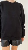 Black basic sweatshirt