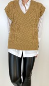 Brown knit jumper