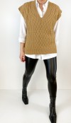 Brown knit jumper