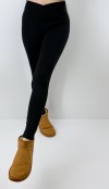 High waisted black legging