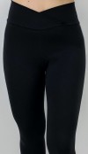 High waisted black legging