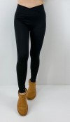 High waisted black legging