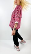 Pembe leopar sweatshirt