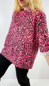 Pink leopard sweatshirt