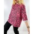 Pembe leopar sweatshirt