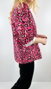 Pembe leopar sweatshirt