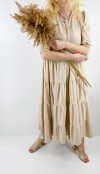 Light brown maxi dress