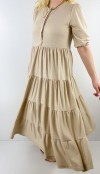 Light brown maxi dress