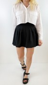 Black college skirt