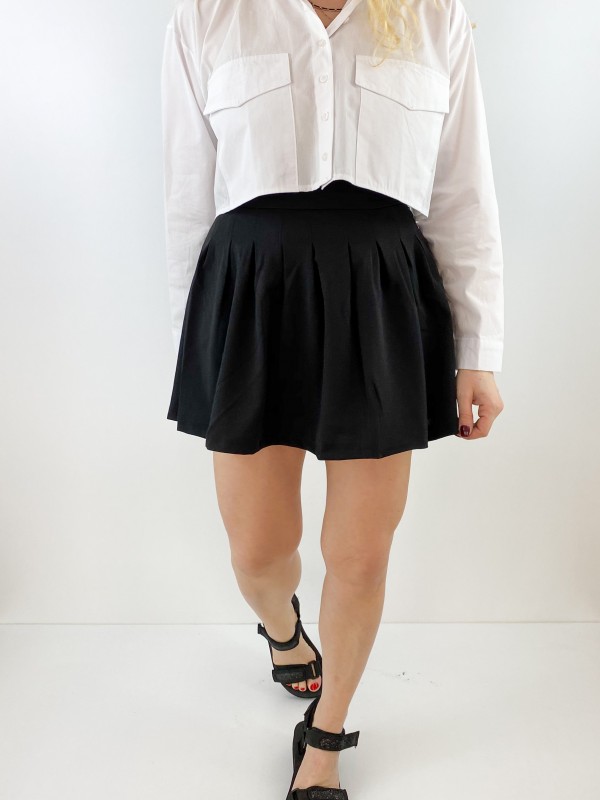 Black college skirt