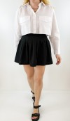 Black college skirt