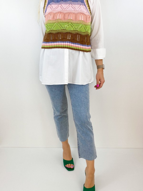 Colorful kint sweater