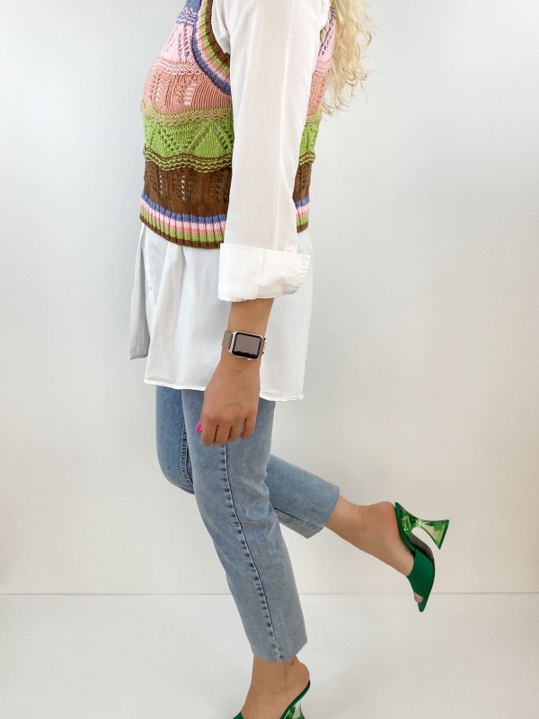 Colorful kint sweater