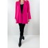 Fuşya blazer ceket