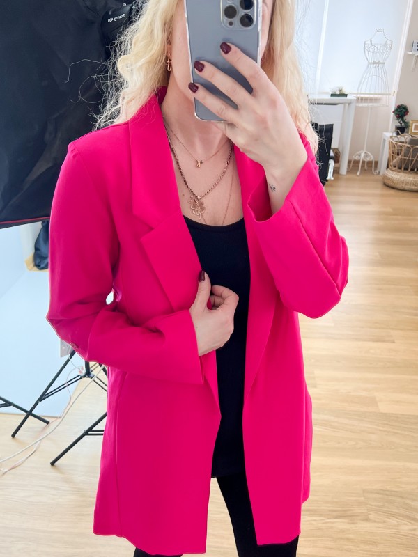 Fushia blazer jacket