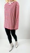 Red white striped t-shirt