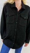 Black shirt jacket 